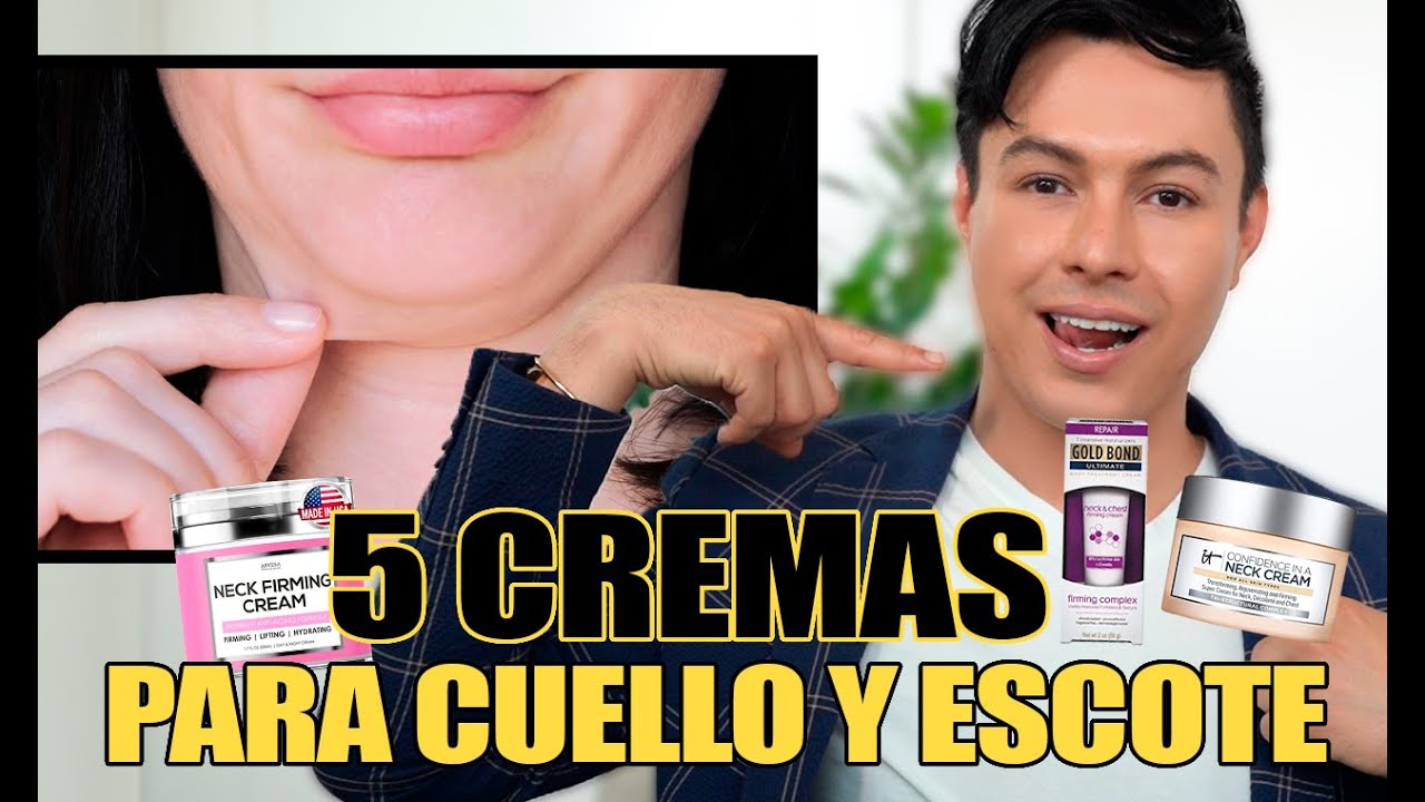 5 Cremas  para evitar las arrugas en el cuello y escote