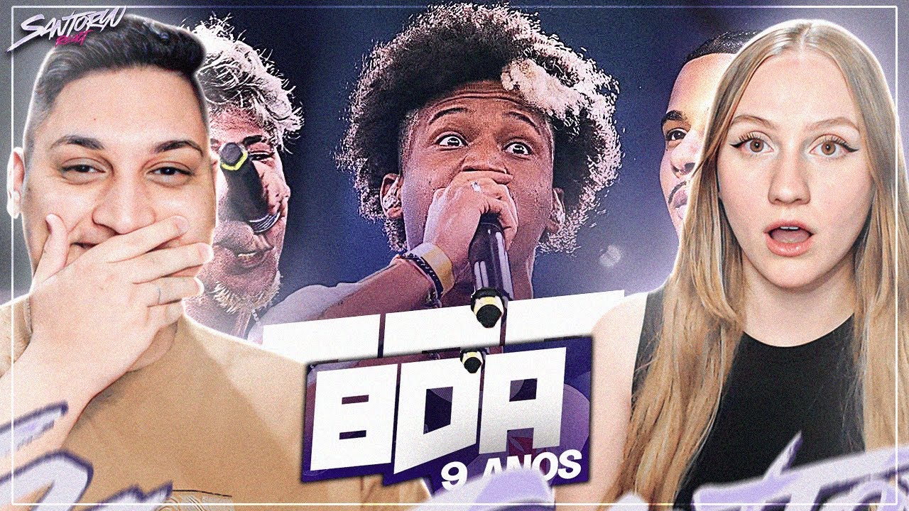 BDA 9 ANOS, melhores rimas! - REACT EM CASAL