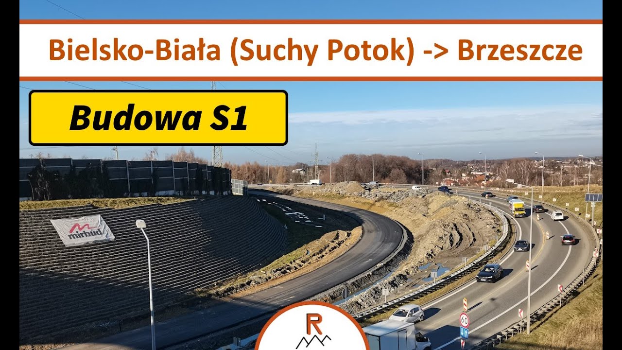 Budowa S1 - Bielsko-Biała Suchy Potok - Brzeszcze [12.2023] TimeLapse