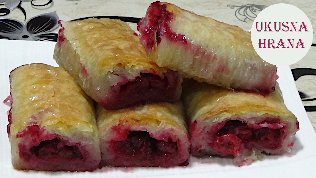 Posna baklava sa višnjama – Baklava with cherries