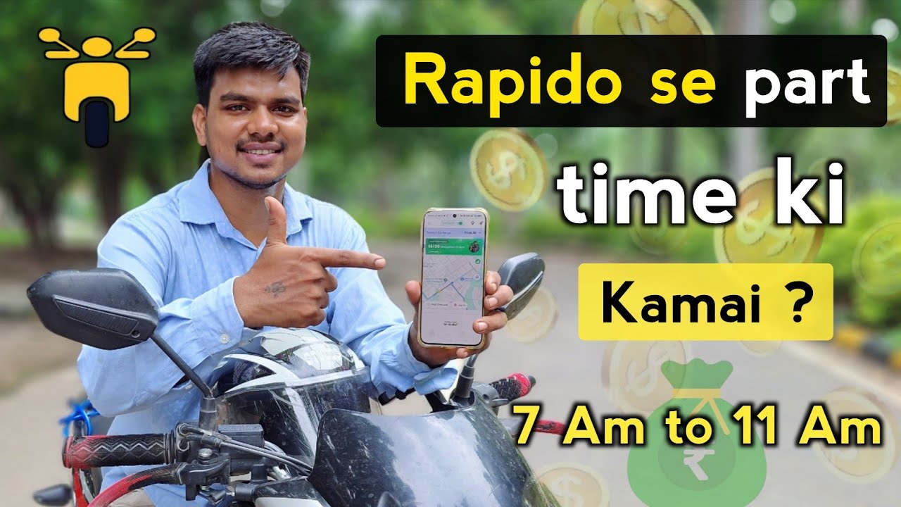 What Is The Part Time Earning Of A Rapido Captain? || Rahul Vlogs BR32