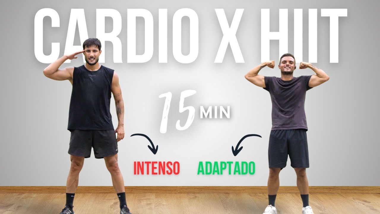 CARDIO HIIT para perder barriga | faça intenso ou adaptado | sem equipamentos 