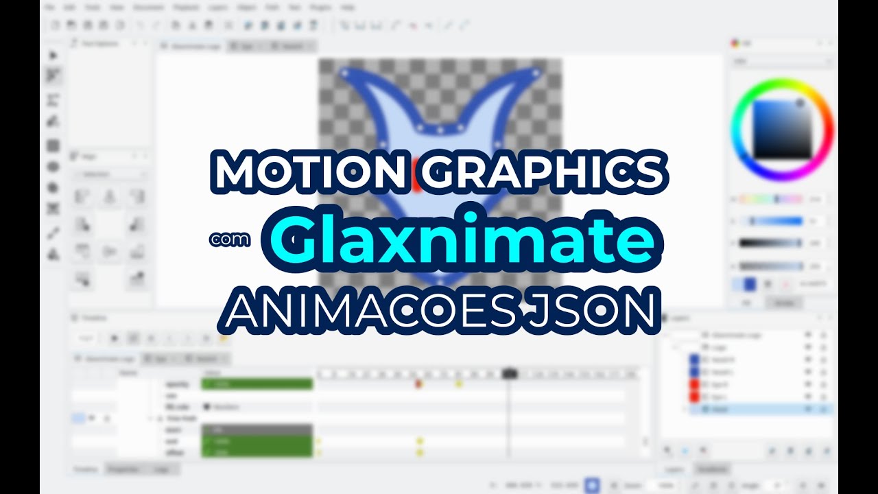 GLAXNIMATE   ANIMACOES JSON