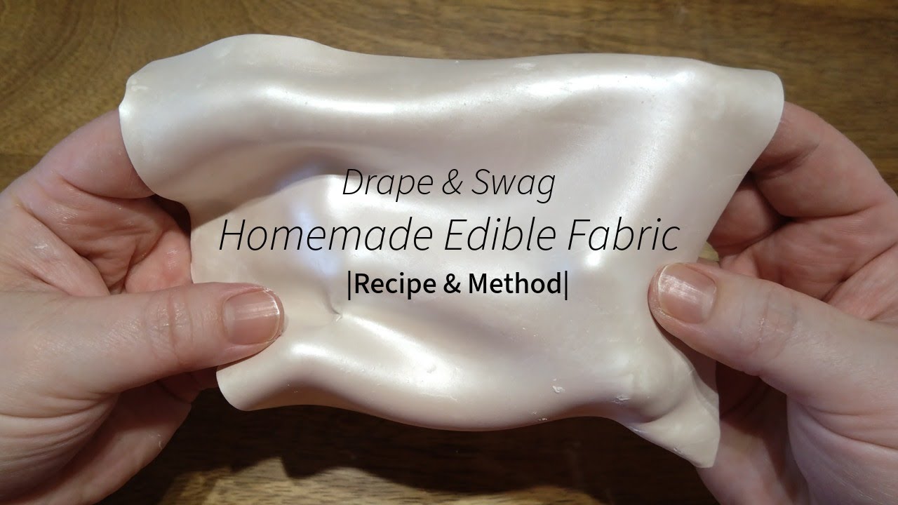 How to make Edible Fabric Cake Technique - Easy Recipe