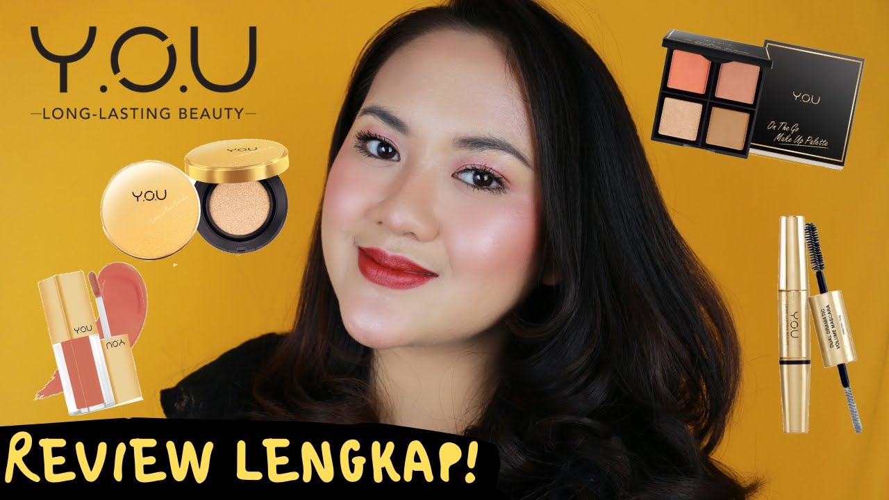 REVIEW LENGKAP Y.O.U MAKEUPS PILIHAN PRILLY LATUCONSINA + ONE BRAND MAKE UP TUTORIAL