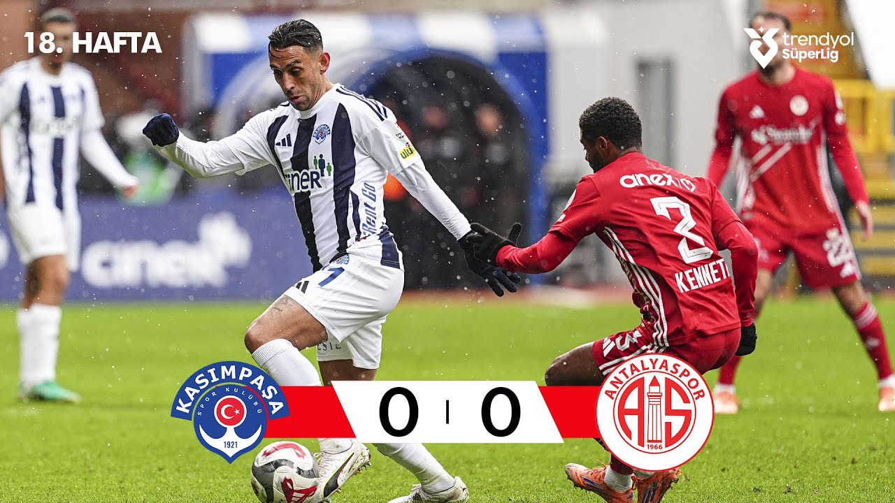 Kasımpaşa (0-0) Antalyaspor - Highlights/&Ouml;zet | Trendyol S&uuml;per Lig - 2025/26