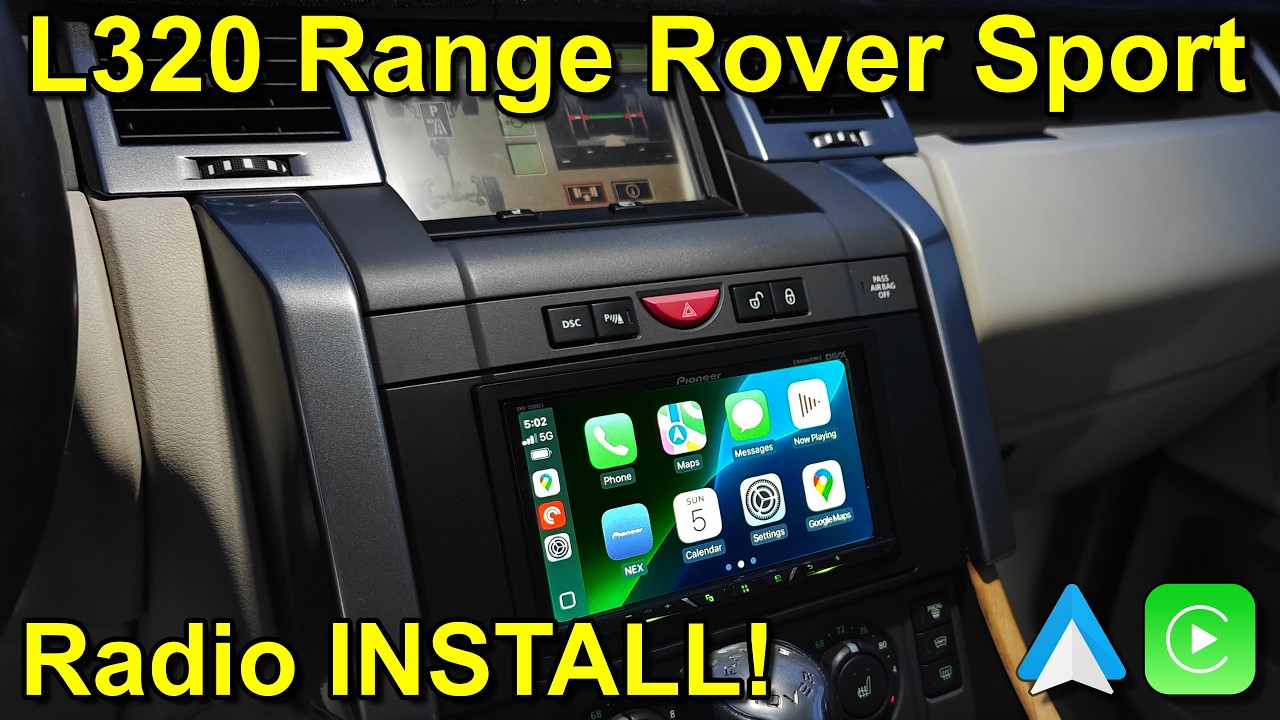 Installing a Head Unit in a Range Rover Sport - And Keeping the 4x4 Display! (L320 Radio)