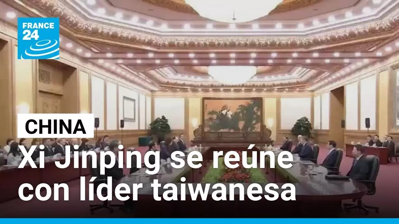 Xi y l&iacute;der de la oposici&oacute;n de Taiw&aacute;n se reunieron en Beijing &bull; FRANCE 24 Espa&ntilde;ol