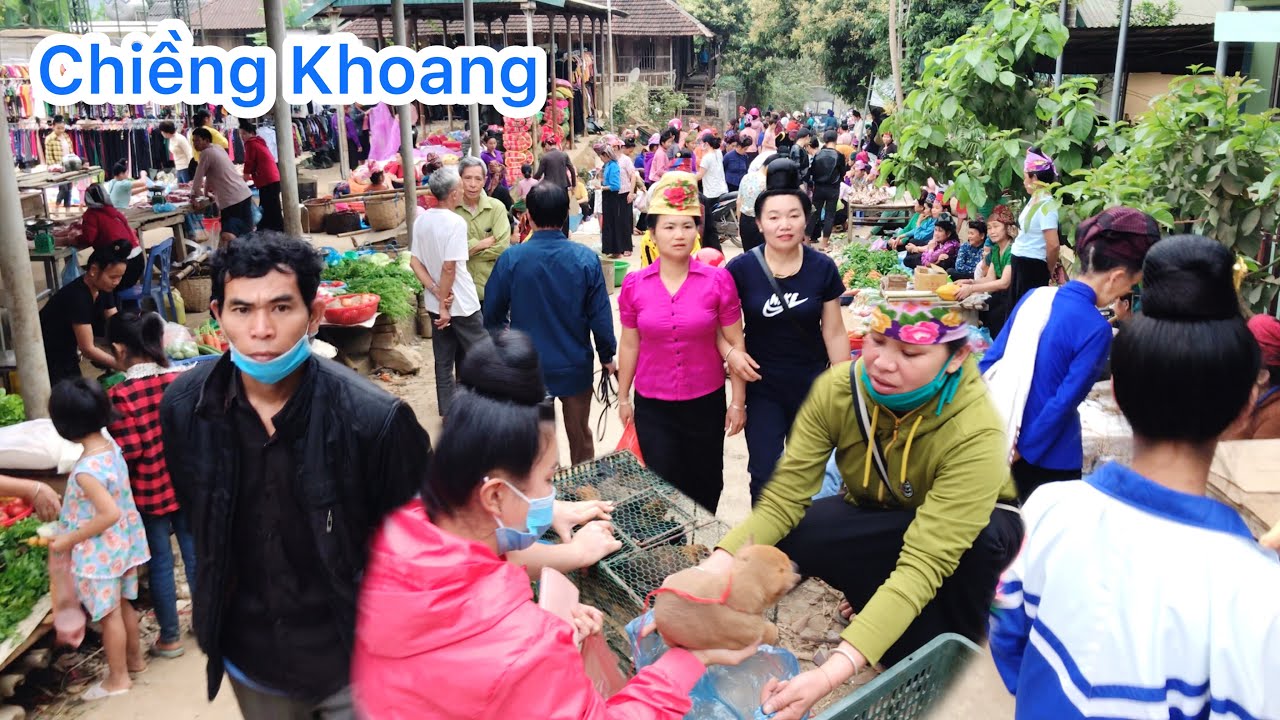 CHỢ PHIÊN CHIỀNG KHOANG QUỲNH NHAI SƠN LA  // HOÀNG ĐỨC TV