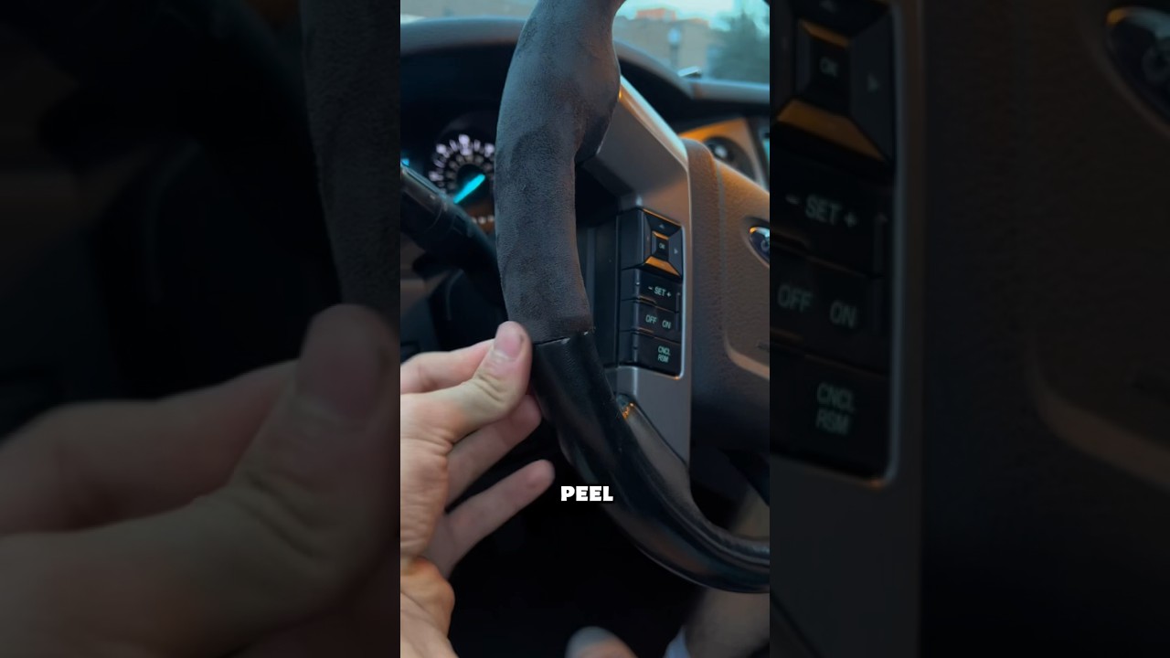 Alcant-Era steering wheel turns out amazing 😍🔥 #carcommunity #carinterior