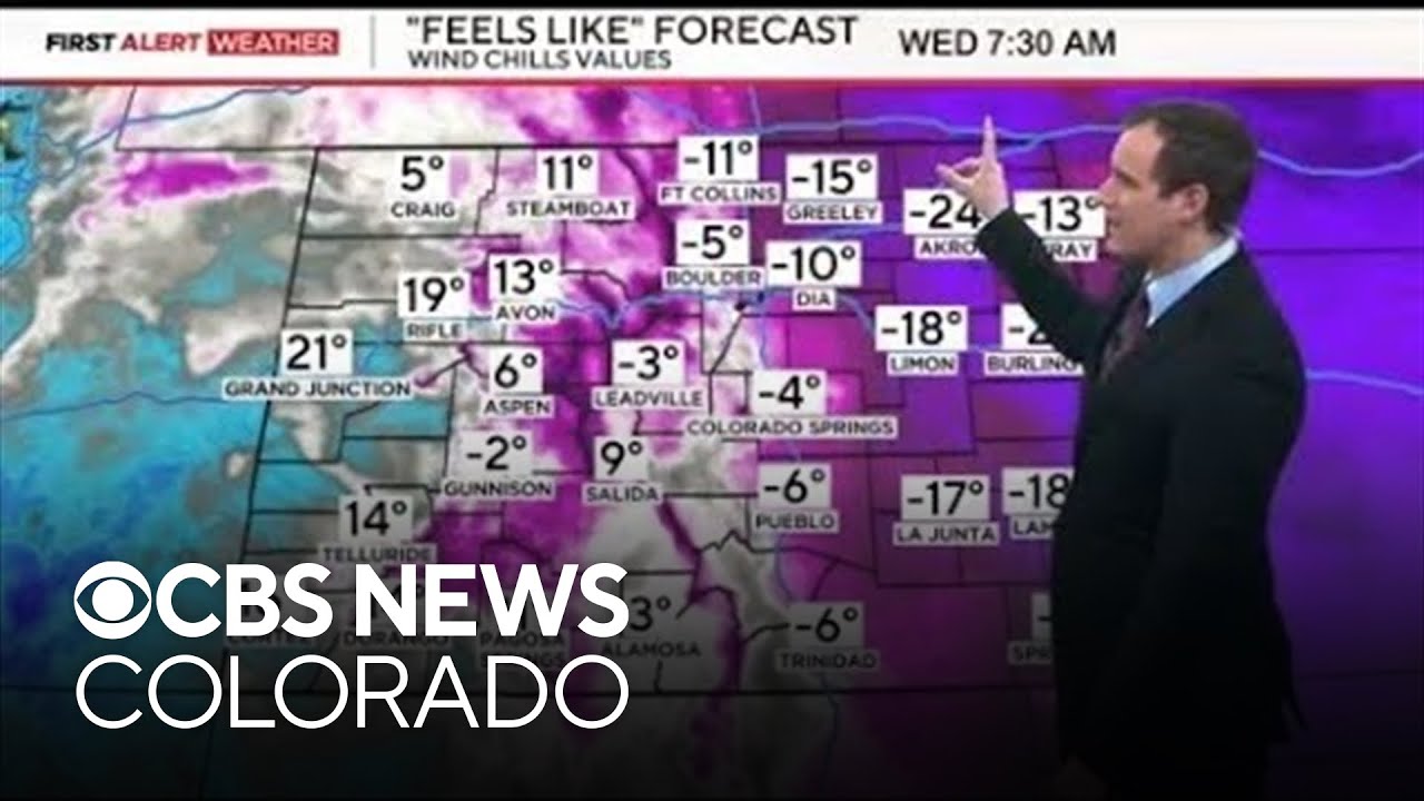 Arctic blast has arrived in Denver, evening snow expected