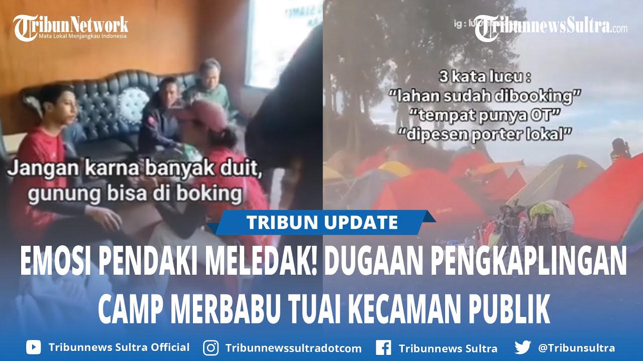 Viral Dugaan Pengkaplingan Lahan Camp di Gunung Merbabu Boyolali, BTNGM Lakukan Penelusuran