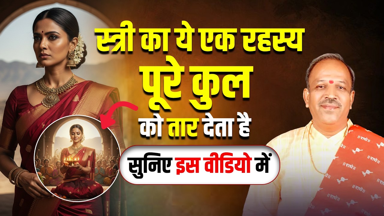 स्त्री का ये एक रहस्य पूरे कुल को तार देता है—सुनिए इस वीडियो में | Pujya Shyam Manawat Ji
