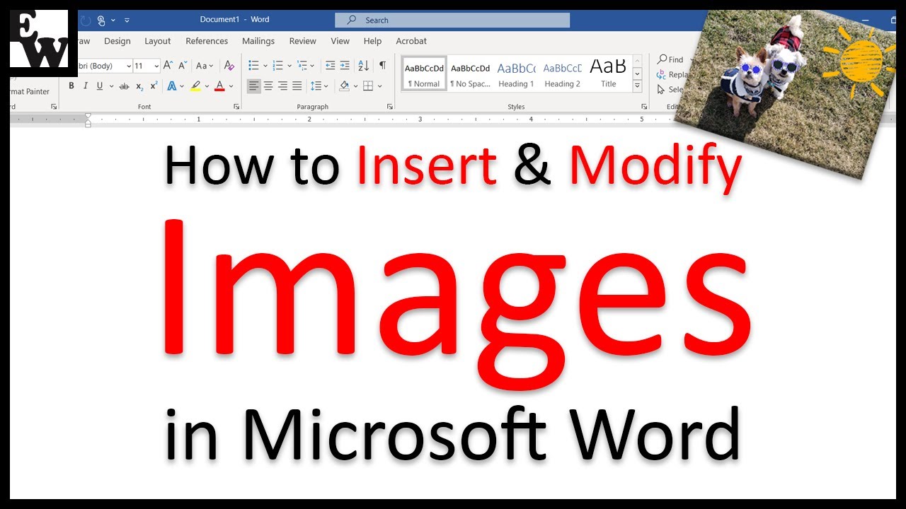 How to Insert and Modify Images in Microsoft Word