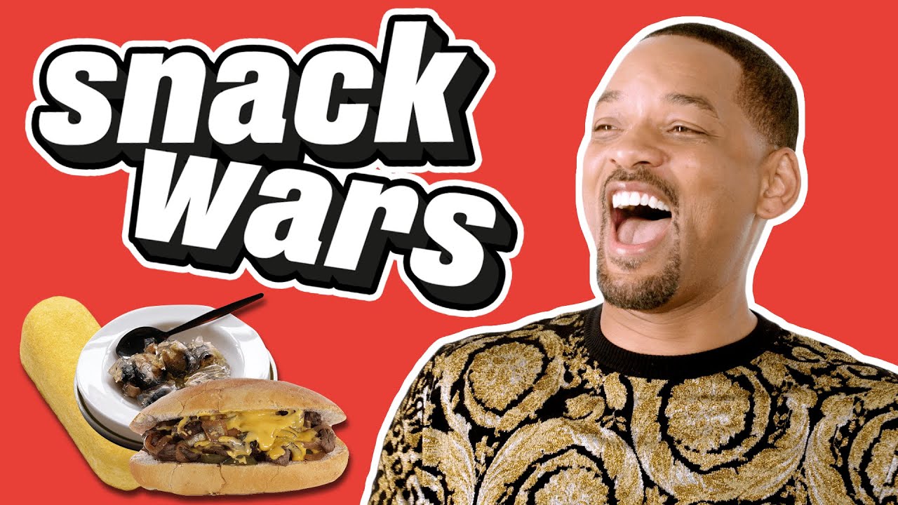Will Smith Tries Weird American And British Foods | Snack Wars