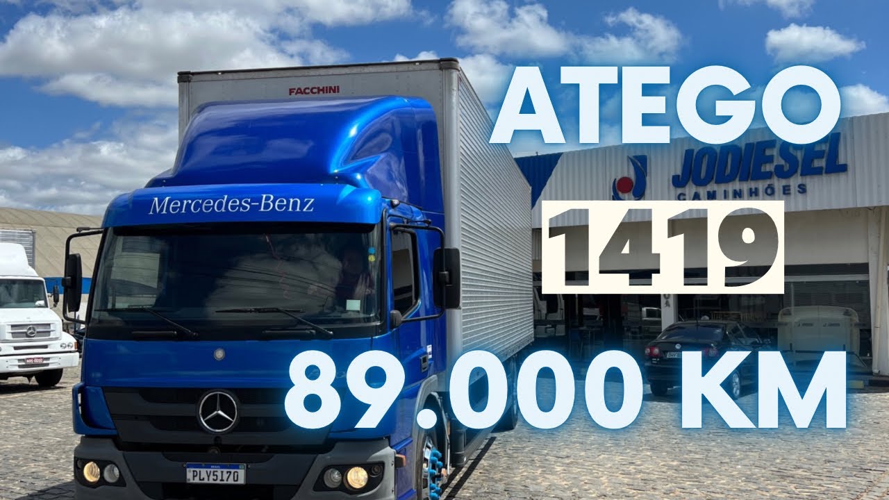 Atego 1419 9 metros e 1719 novidades na loja!  #caminhão #mbatego
