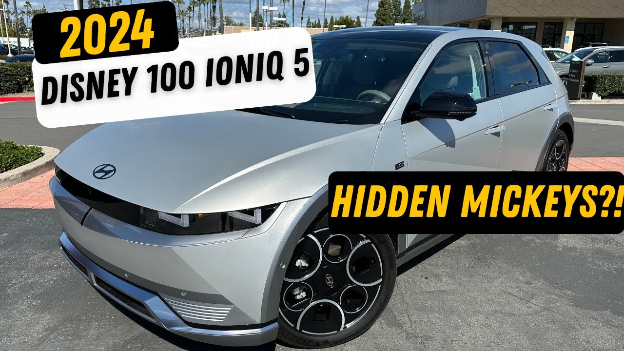 HUGE Tech & Hidden Mickeys! | 2024 IONIQ 5 Disney 100 Platinum Edition Review #Disney #Hyundai