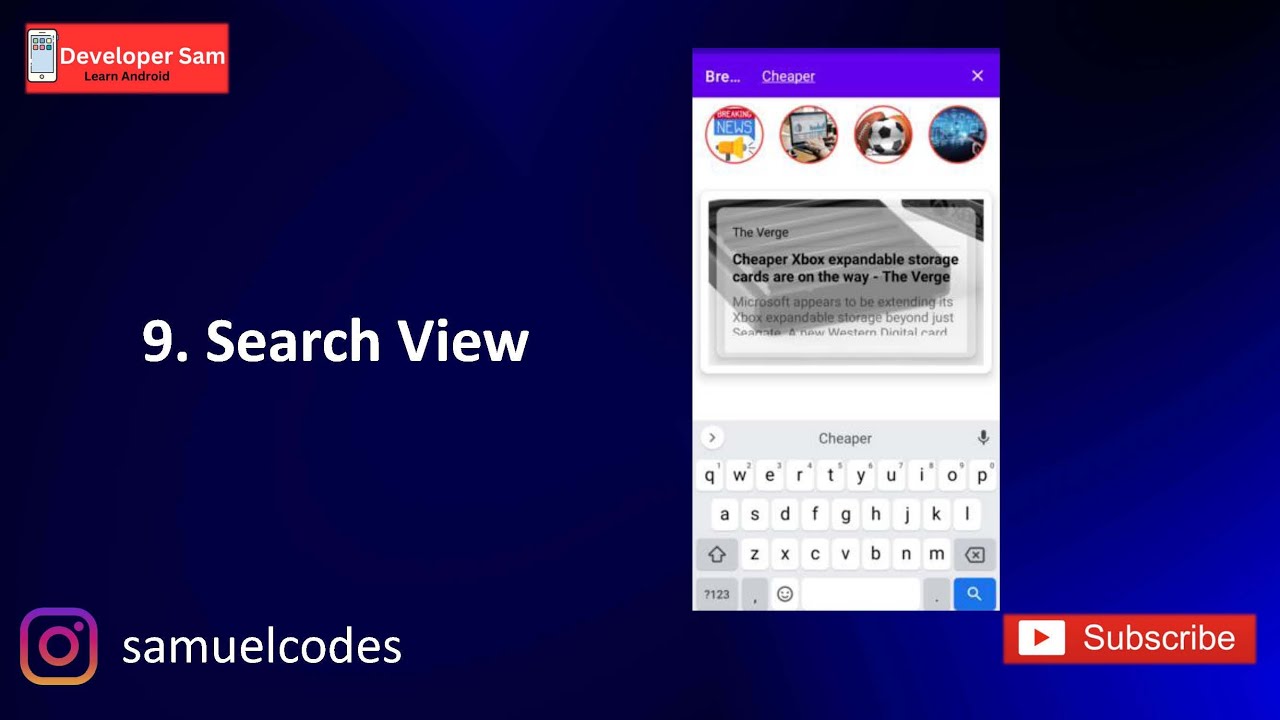 9. Search View | News App | Retrofit | Kotlin Coroutines | MVVM | Room |