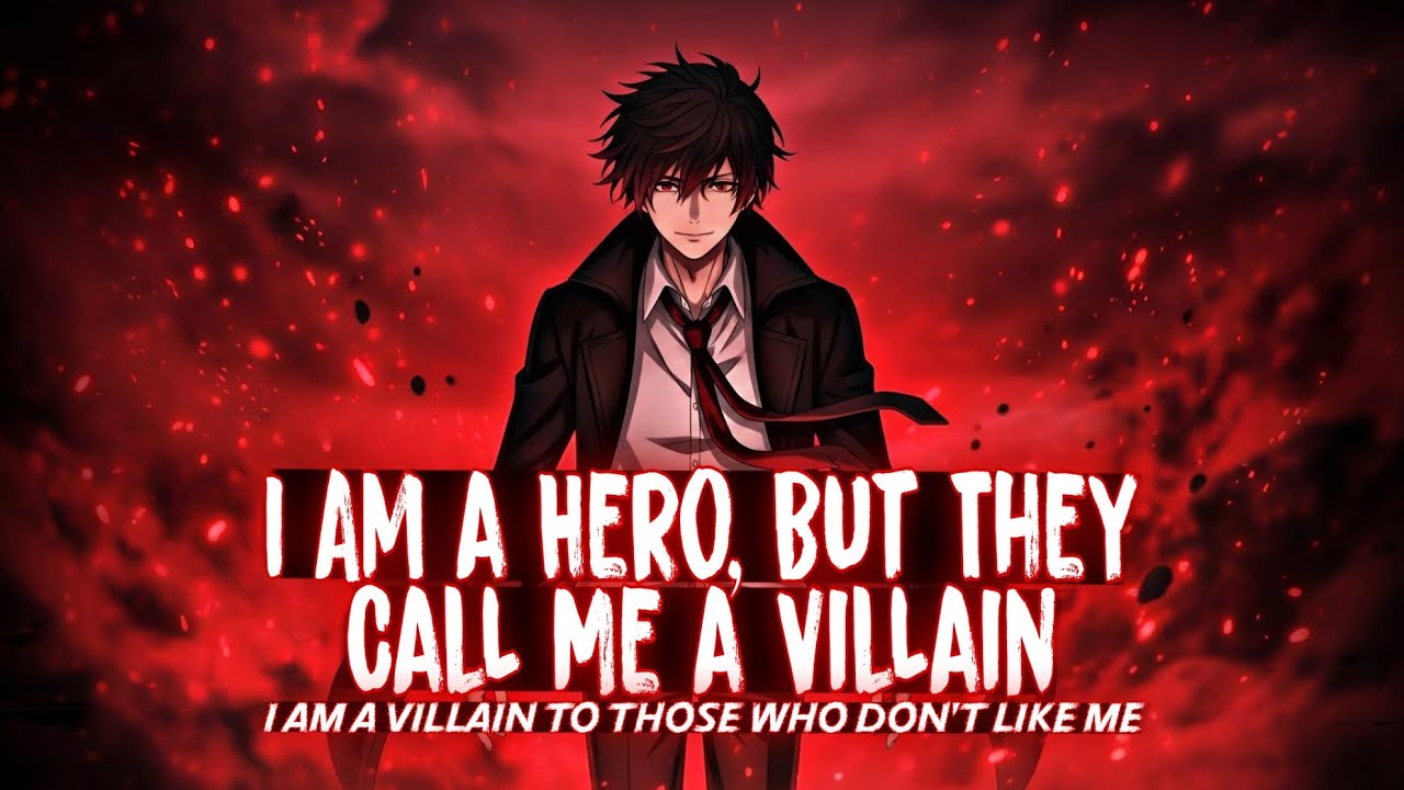 I Am a Hero,But Everyone Calls Me a Villain - I Am A Villain Those,Who Don't Like Me - Lyrics Video 