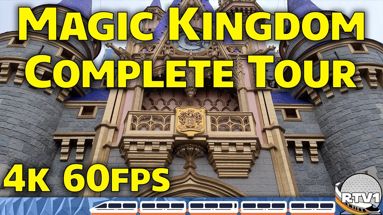Magic Kingdom - COMPLETE TOUR 2020 & Relaxing Stroll in 4K 60fps | Walt Disney World