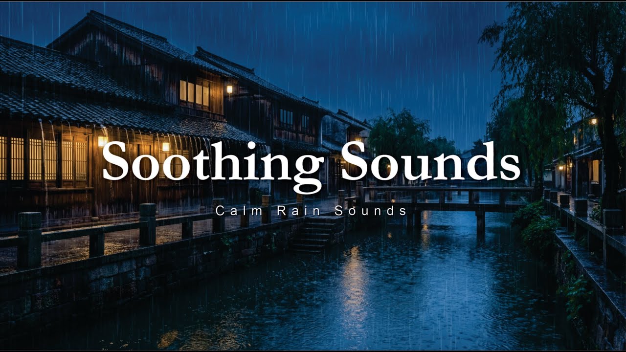 The Soothing Sound of Rain in the Village | Meditation & Peace of Mind
