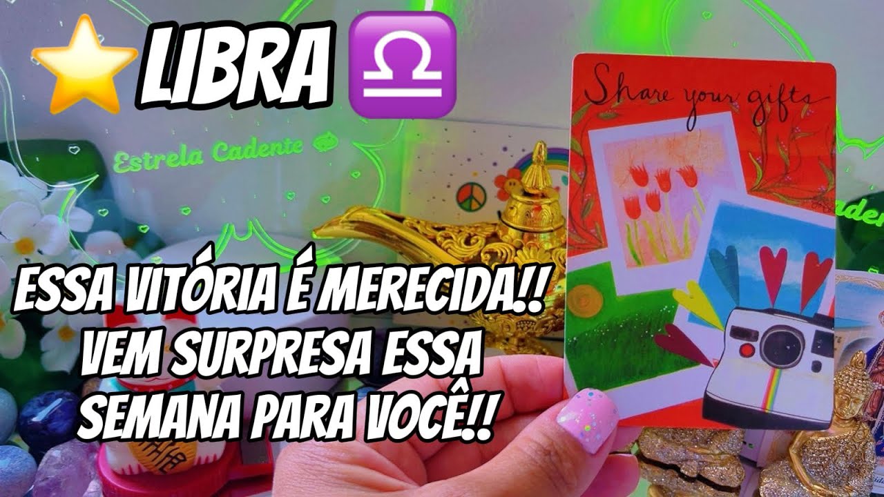 ⭐️LIBRA♎️ AT&Eacute; FINAL DE ABRIL!! SE PREPARA! VOC&Ecirc; RECEBER&Aacute; O MAIOR PRESENTE DA SUA VIDA!! 