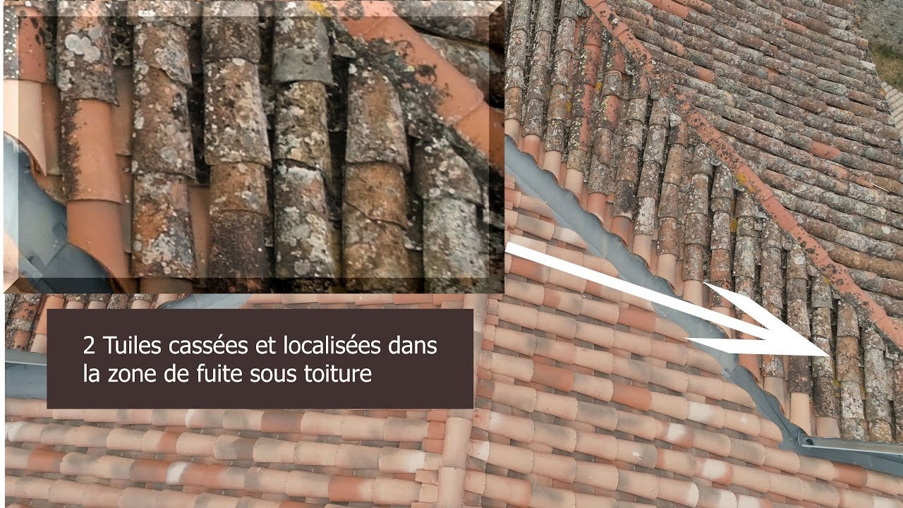 Inspection de toiture par drone / Précision avec zoom en 4k (DJI Phantom 4 PRO V2)