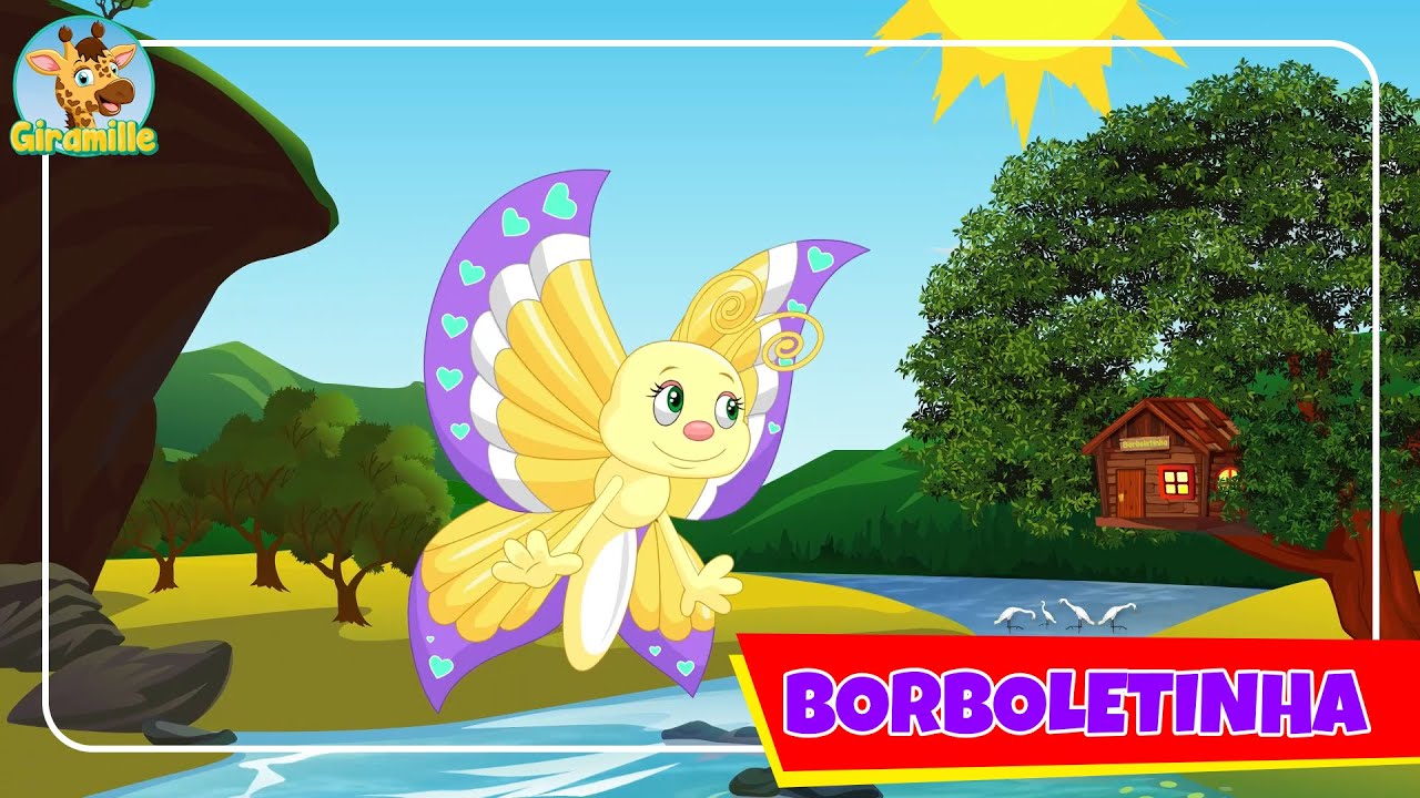 Borboletinha - Giramille | Desenho Animado Musical