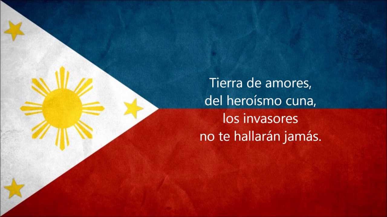 The Philippine National Anthem (in Español,English & Tagalog)