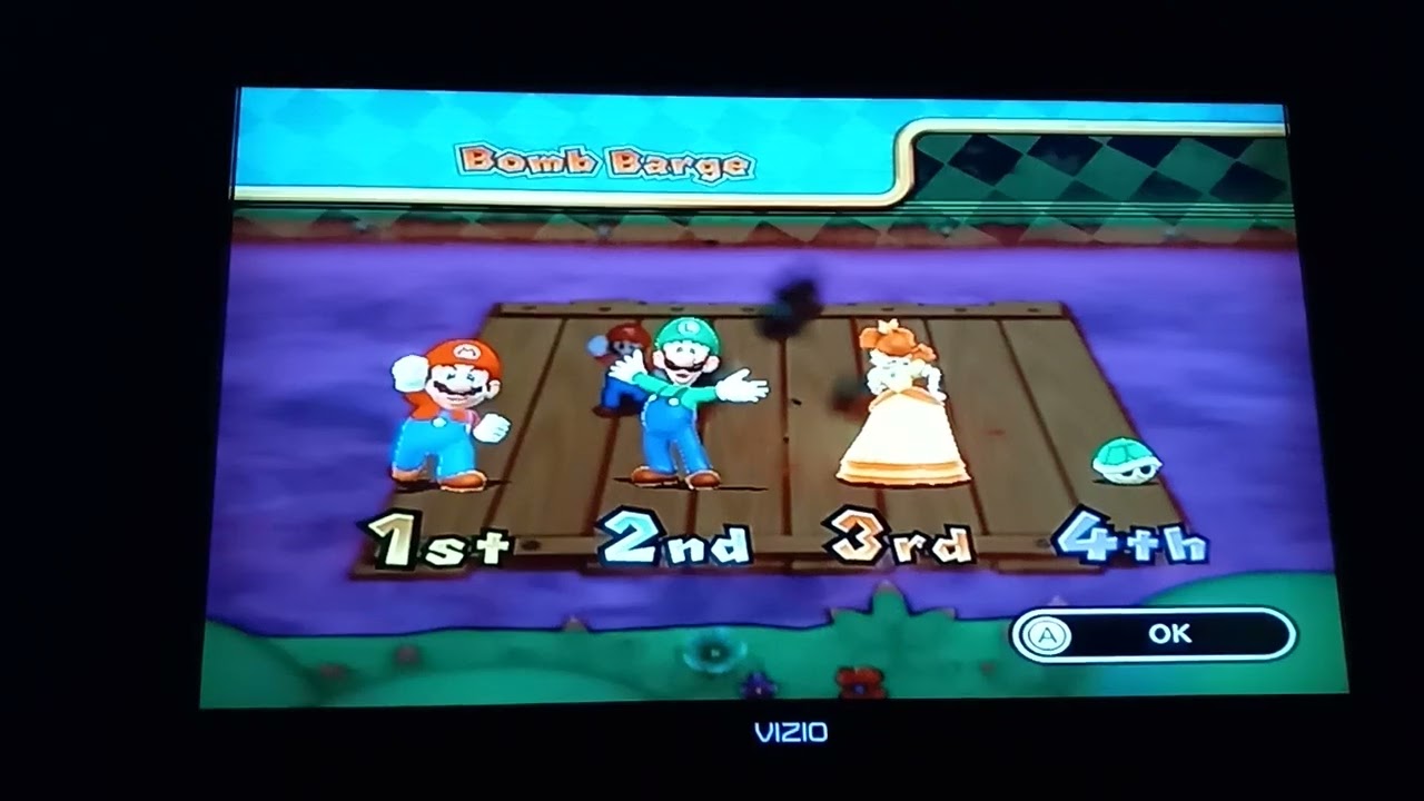 Mario Party 9 - Daisy 3rd Place Animation (4:3)
