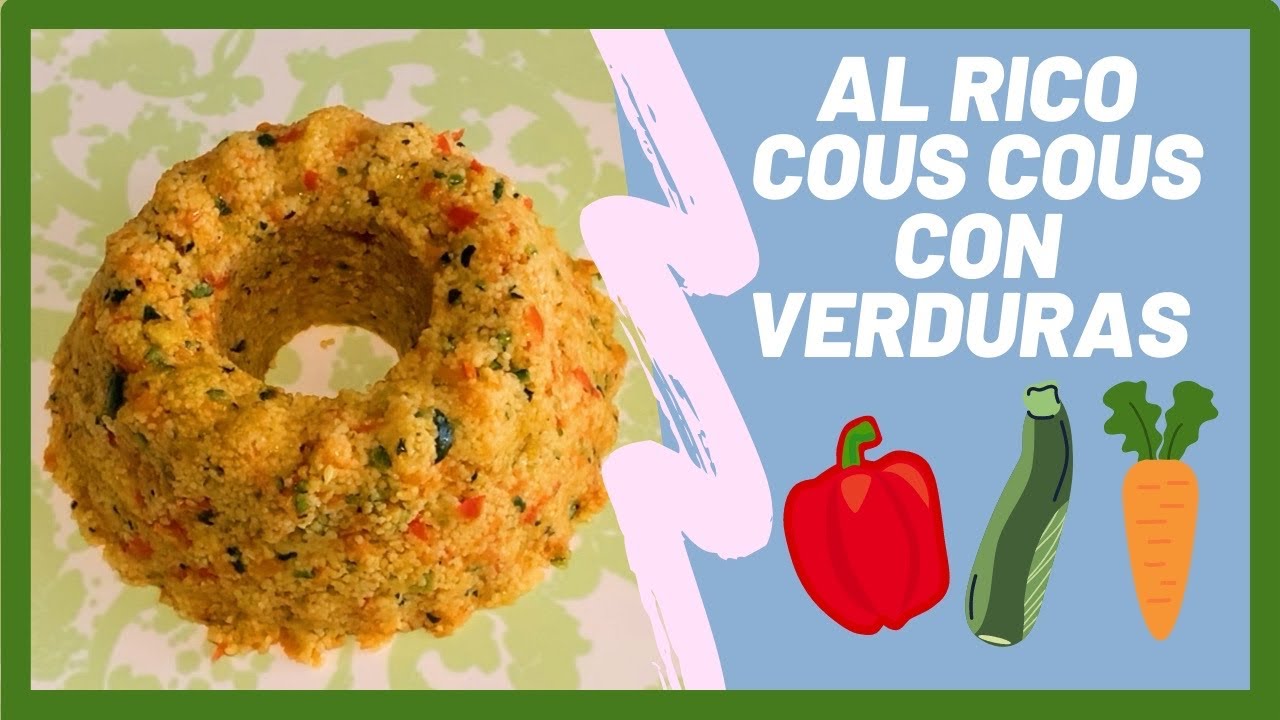 🤤 Cous Cous con VERDURAS con Thermomix | Fácil