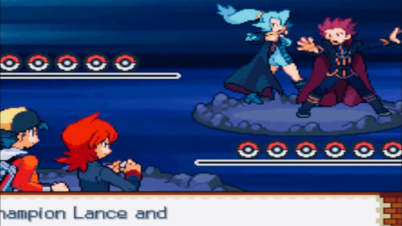 Shiny Team vs Lance & Clair [Pokémon HeartGold]