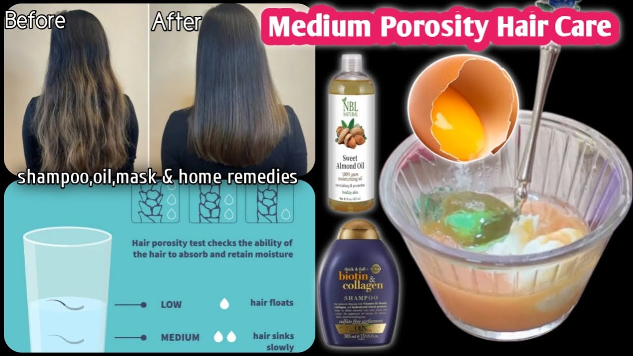 Low To Medium Porosity Hair Care Tips|Medium Porosity Hair Oils, Shampoo, Mask & Home Remedies