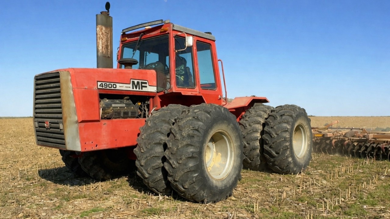 MASSEY FERGUSON 4900 Tractor Disking