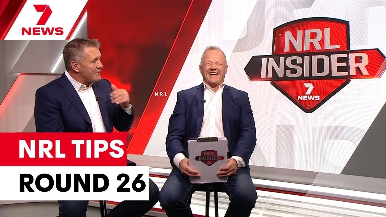 Прогнозы на 26-й тур NRL от Уэбби и Гилли | 7NEWS
