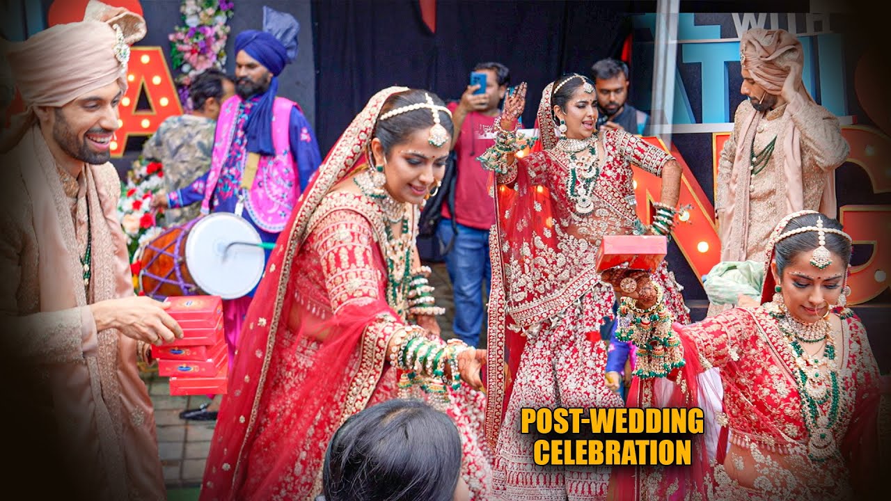 Avika & Milind Post-Wedding Celebration | Media Ko Mithai Baante
