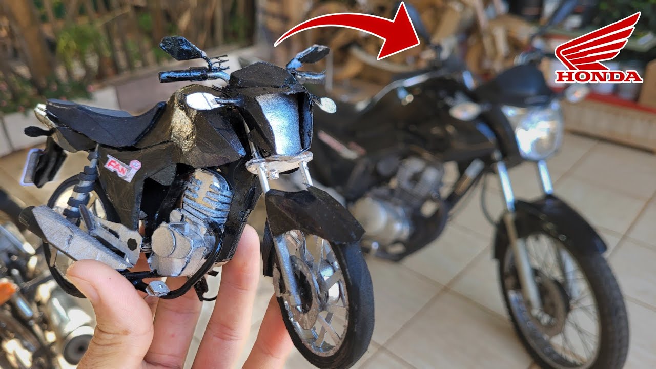 FIZ A MINIATURA DA MINHA MOTO!!