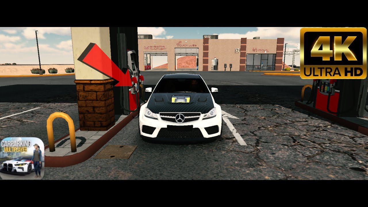 Cruising in my Mercedes Benz C63 AMG in (Car Parking Multiplayr Gameplay)