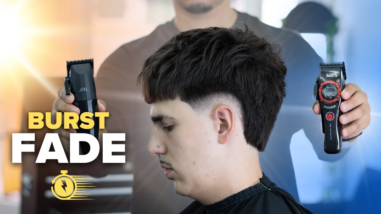 Como hacer un BURST FADE 🚨  - PASO A PASO / Técnica en TENDENCIA en BARBERIA