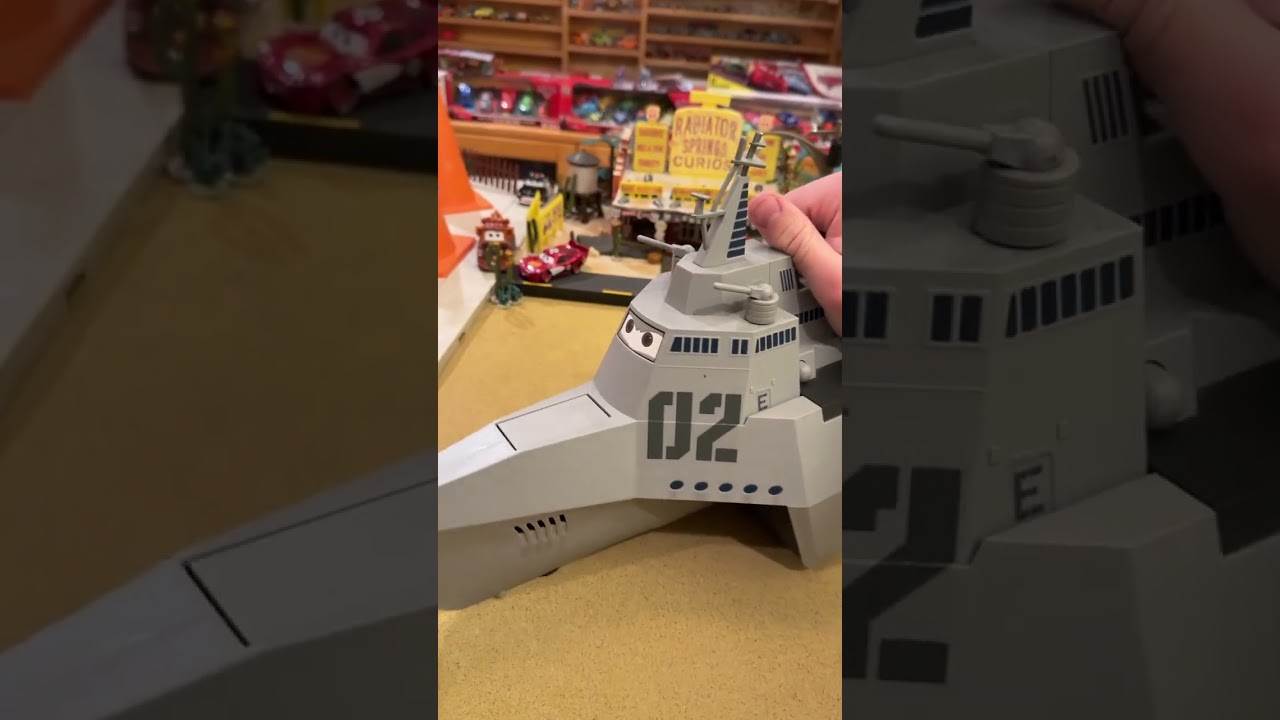 Cars 2 Was Wildly Violent with Warships - Tony Trihull Disney Store Cars #shorts