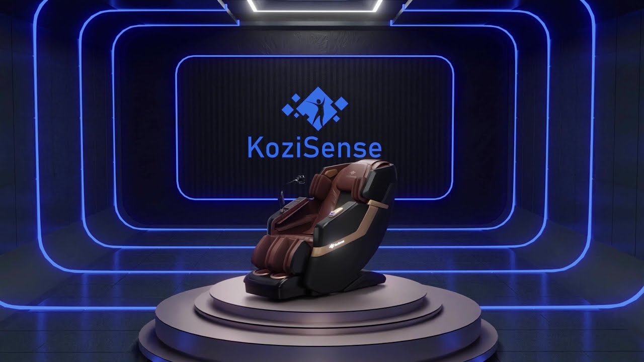 KoziSense KZ-313 New Heated Jade Rollers + 3D Massage Rollers - New Experience of Deeper Relaxation