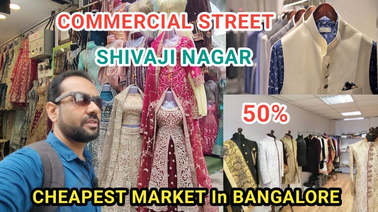 Commercial Street Bangalore❤️ | Where to shop🛒 | Shopping guide | Shivaji Nagar market