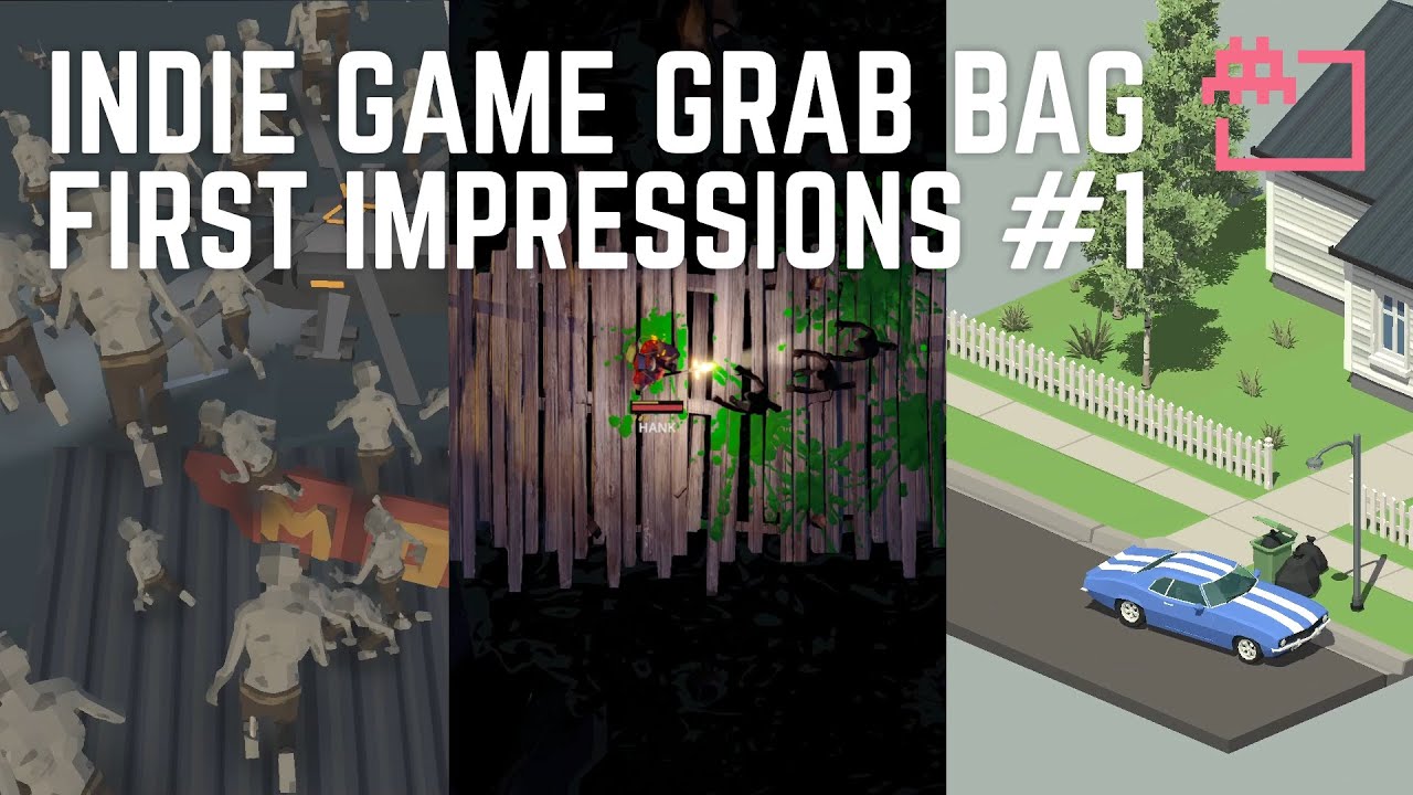 Indie Game Grab Bag - First Impressions #1: Zombie Simulator | Whiskey & Zombies | Tiny Room Stories