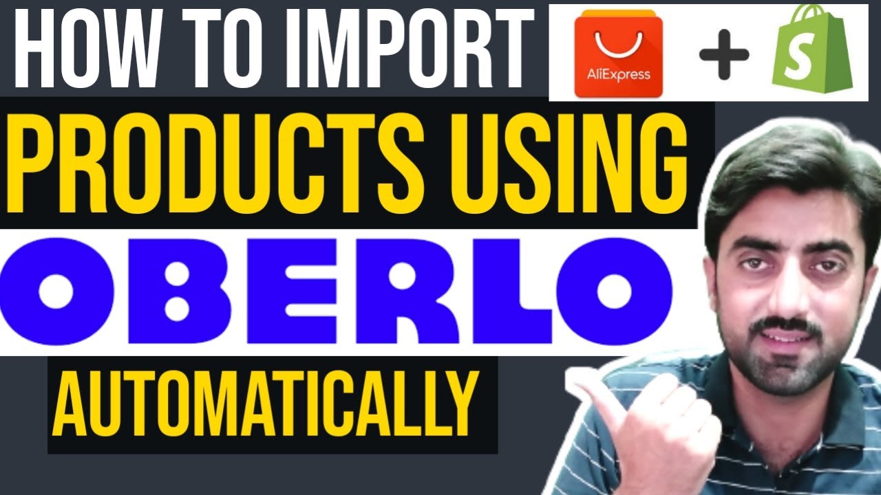 How to Import Products to Shopify from AliExpress Automatically using Oberlo App Hindi Urdu