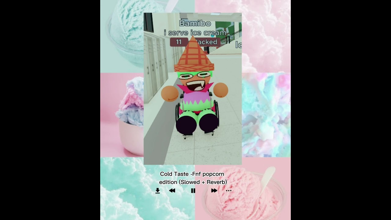 Cold taste-Fnf popcorn edition (Slowed + Reverb)