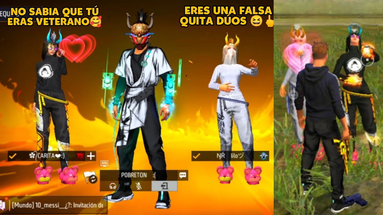 Me presentan a esta chica interesada que le quitó su dúo a su amiga y me rechaza por no recargar😭🤡