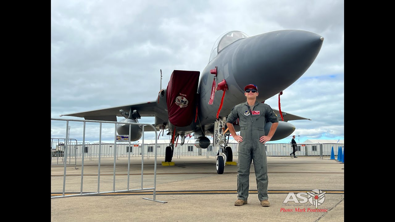 2023 Australian International Airshow McDonnell Douglas F-15C Eagle Pilot Interview