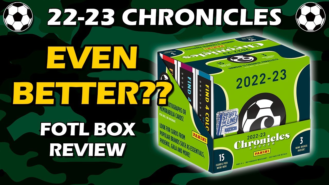 FOTL BOX!! Обзор футбольной коробки FOTL Hobby Box 2022-23 Chronicles