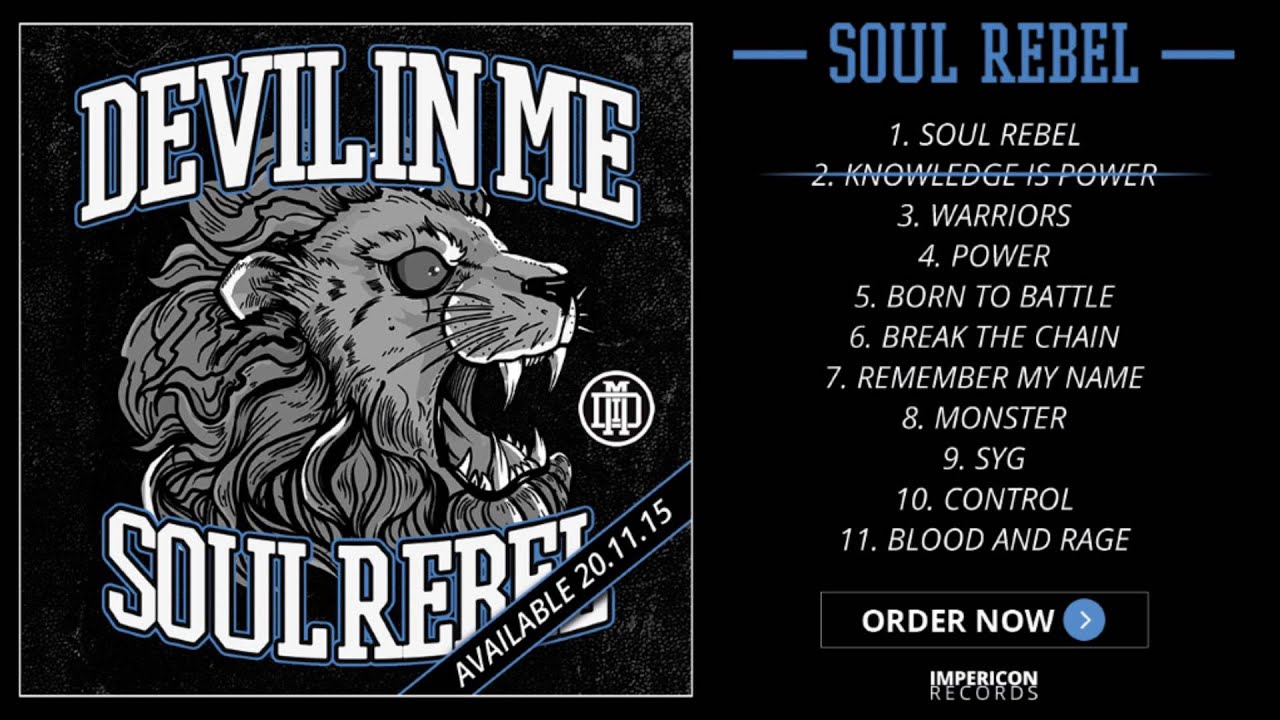 Devil In Me - SOUL REBEL Official Album Stream