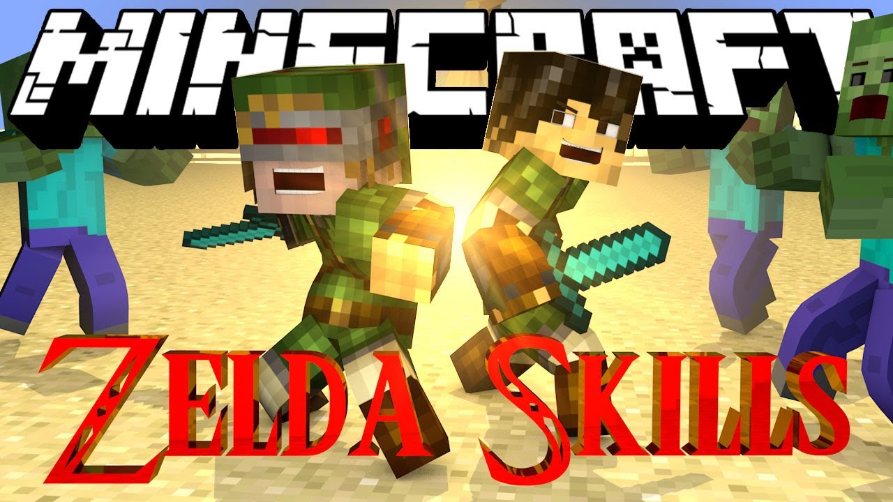 Minecraft Mod Showcase : Zelda Sword Skills Mod